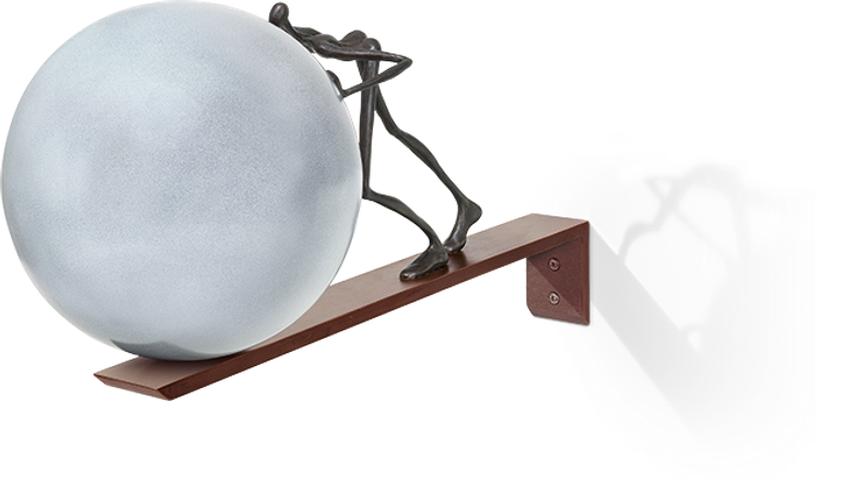 Bronzefigur Cliff von Patricia Losada Casanova