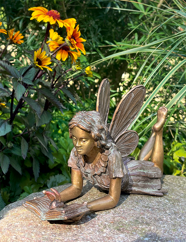 Bronzefigur «Zauberhafte Fee» aus dem Atelier Strassacker