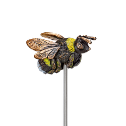 Bronzefigur «Pflanzenstecker Hummel» aus dem Atelier Strassacker