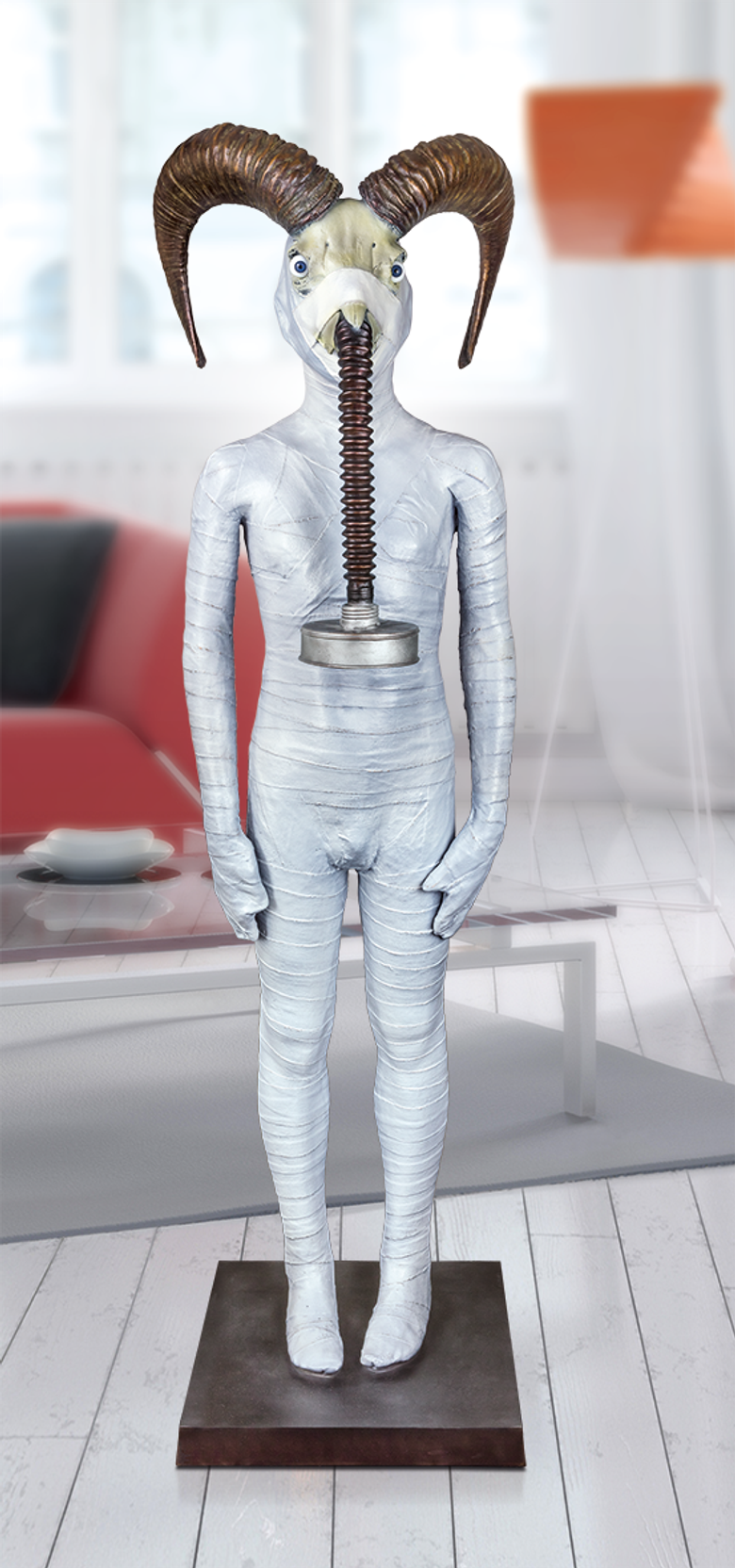 Bronzefigur Das Mufflon von Dirk Balke