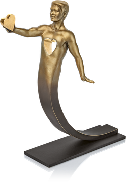 Bronzefigur «Love» von Annie Jungers