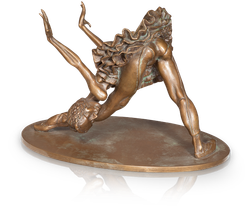 Bronzefigur Ballerina Galina von Luigi Colani