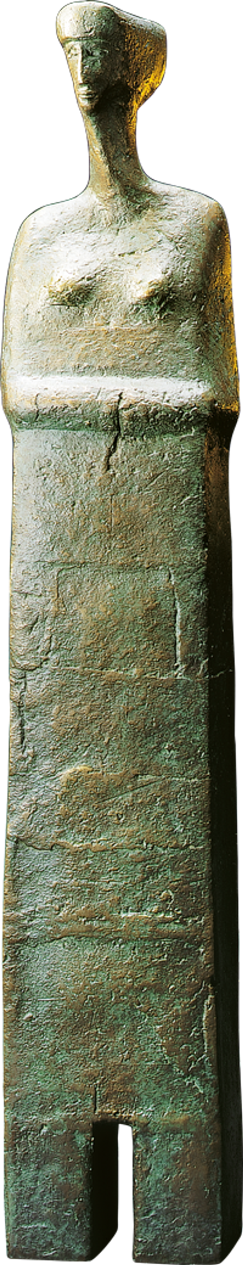 Bronzefigur Herrin von Christiane Raschke