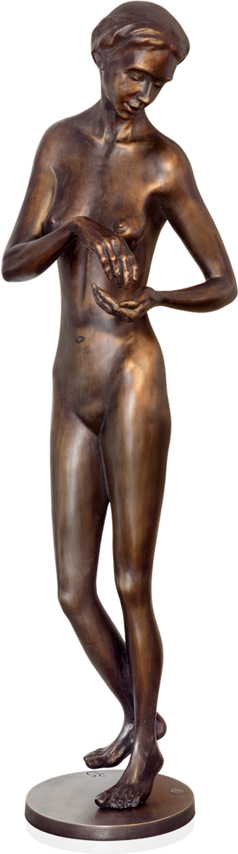 Bronzefigur Hinwendung von Rüdiger Schwenk