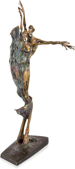 Bronzefigur Sommer von Woytek