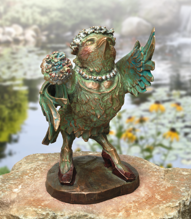 Bronzefigur Die Braut: die Amsel von Atelier Strassacker