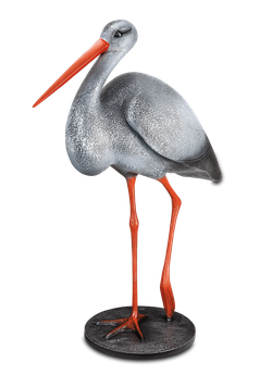 Bronzefigur »Storch« aus dem Atelier Strassacker