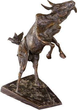 Bronzefigur Rodeo in mind von Woytek