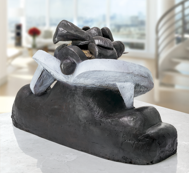 Bronzefigur Immaginario ritratto di El Greco von Rinaldo Bigi