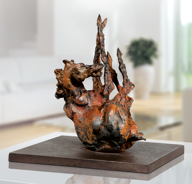 Bronzefigur Sturz des Siegers von Vitali Safronov