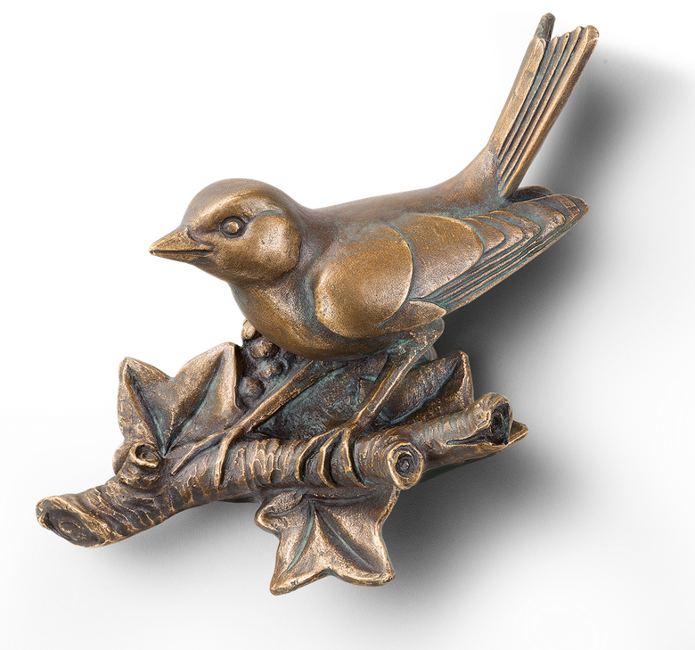 Bronzeskulptur Vogel - Fink
