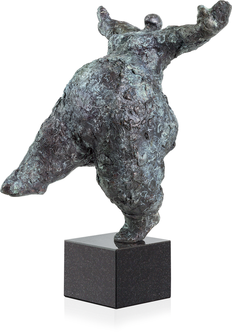 Bronzefigur Balance 29 von Wim Heesakkers