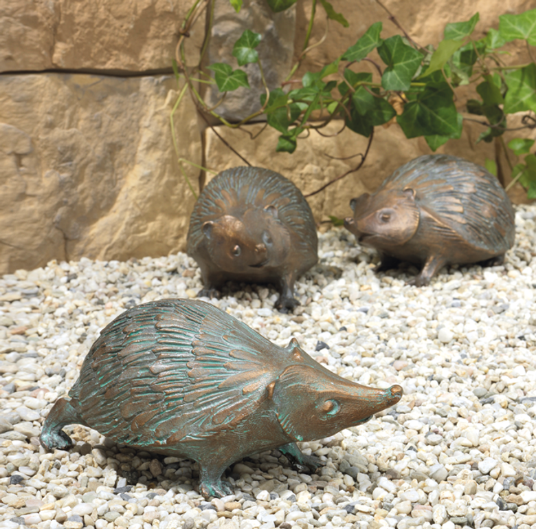 Bronzefigur Igel von Atelier Strassacker