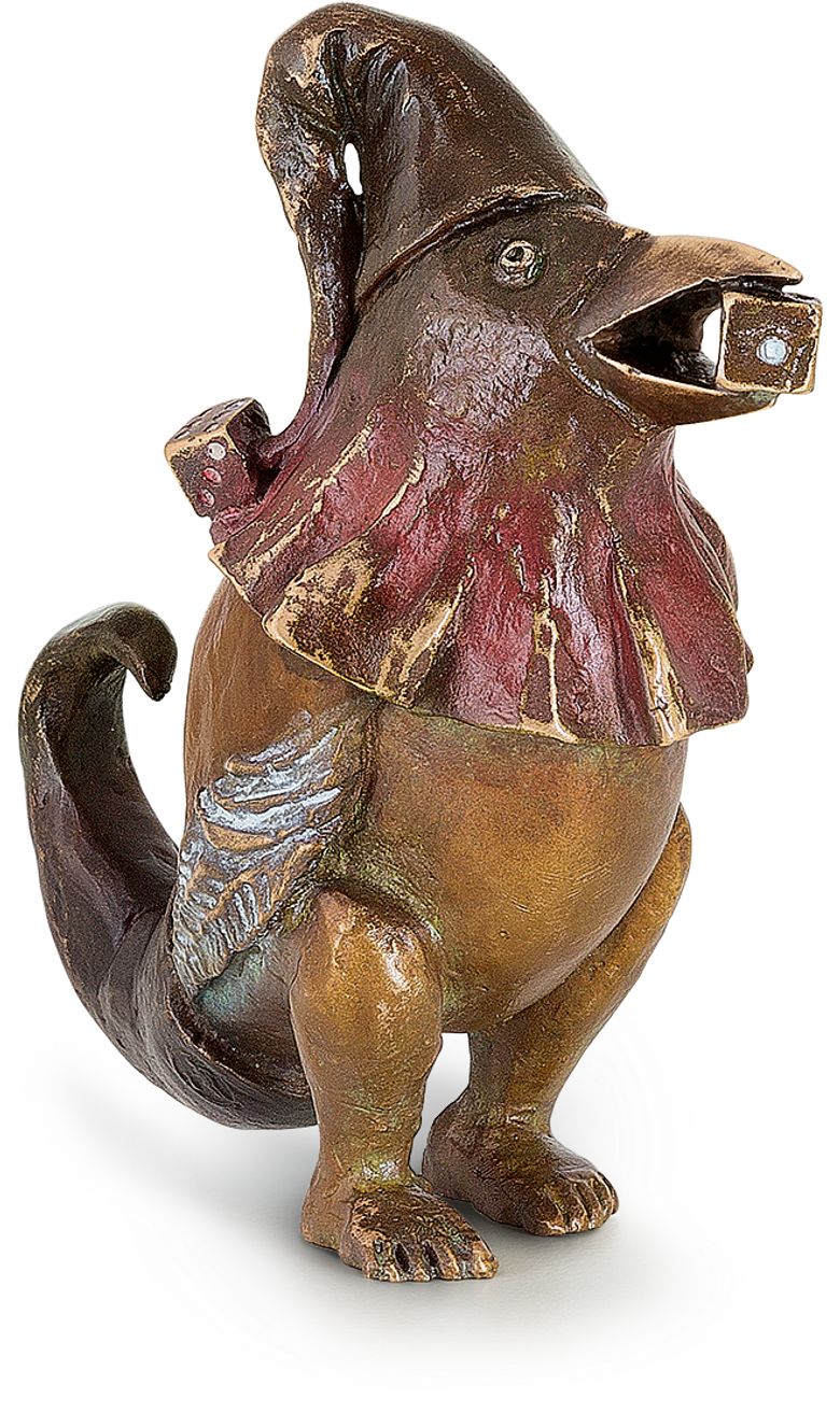 Bronzefigur Oiseau Au von Agnès Boulloche