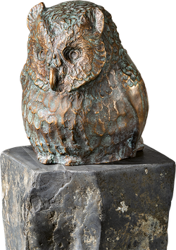 Bronzefigur »Eule« von Martin Schliessler