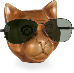 Bronzefigur Katze von Jagna Weber