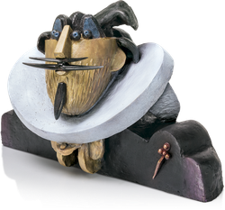 Bronzefigur Immaginario ritratto di El Greco von Rinaldo Bigi