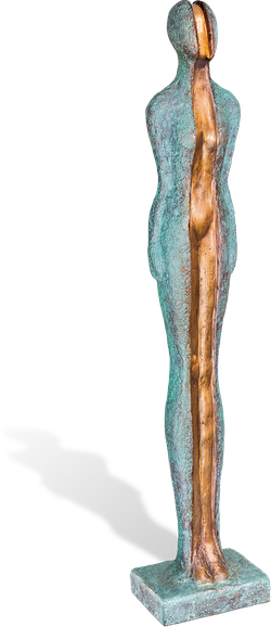 Bronzefigur Enthüllung von Andrea Kraft