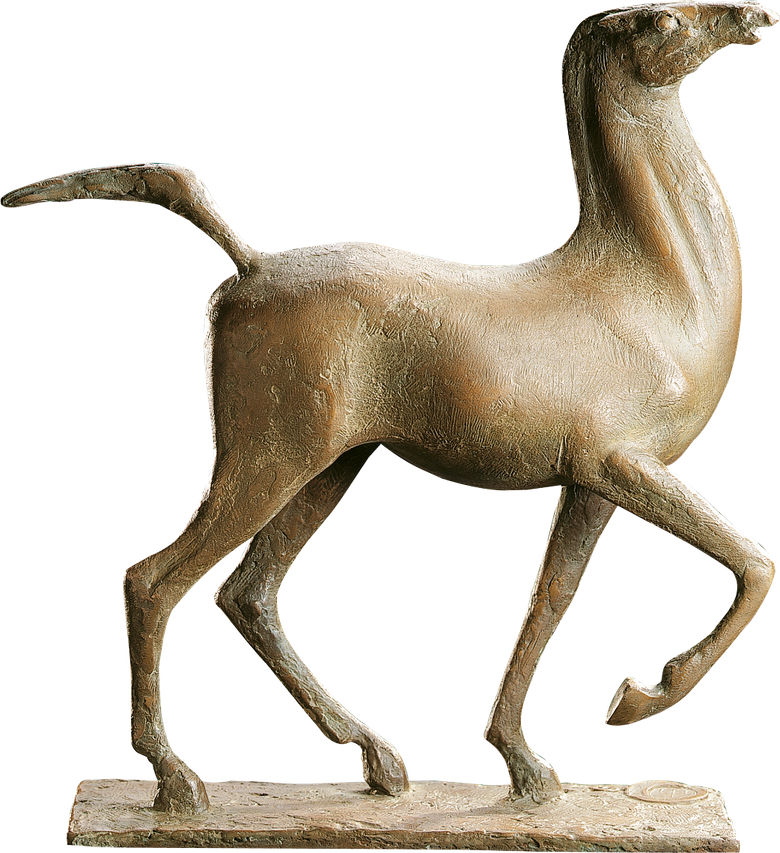 Bronzefigur Pferd von Hans Nübold