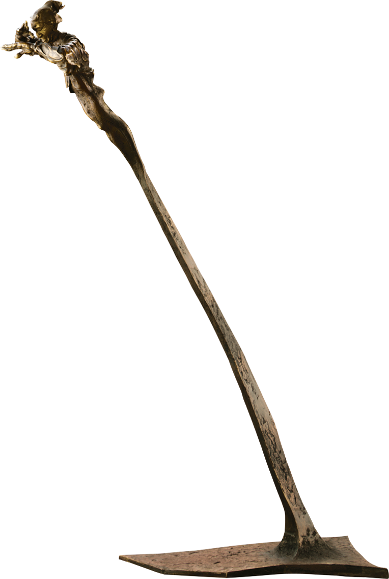 Bronzefigur Astronom von Woytek