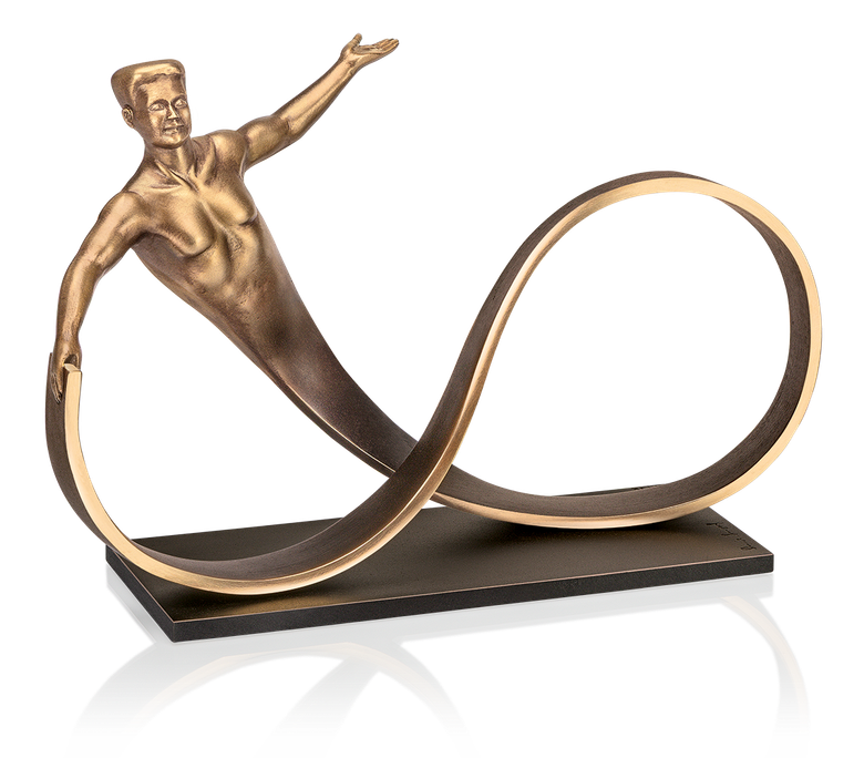 Bronzefigur Infinity von Annie Jungers