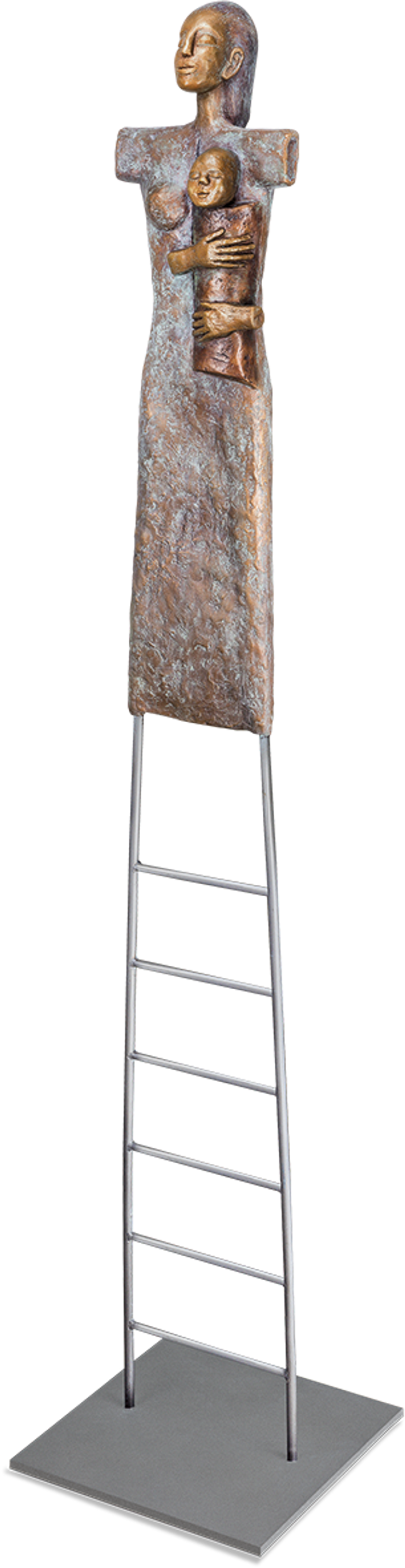 Bronzefigur »Motherhood« von Silvia Seitz