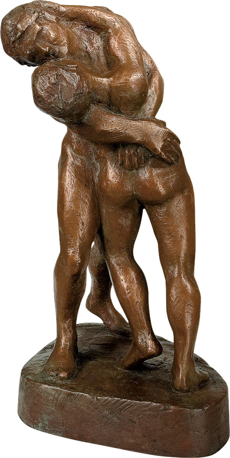 Bronzefigur Hingabe von Kurt Ewald