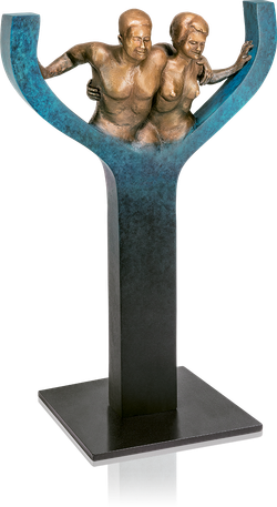 Bronzefigur Together von Annie Jungers