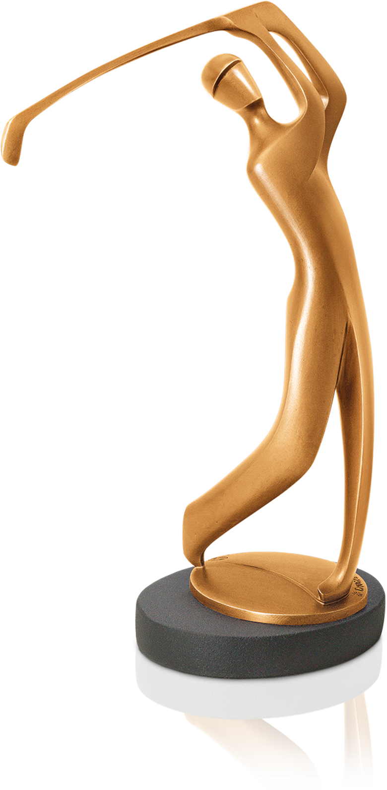 Bronzefigur Golfer von Torsten Mücke