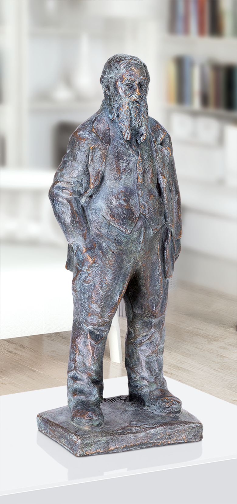 Bronzefigur Der Chef von Friedhelm Zilly