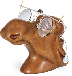 Bronzefigur Elchkuh von Jagna Weber