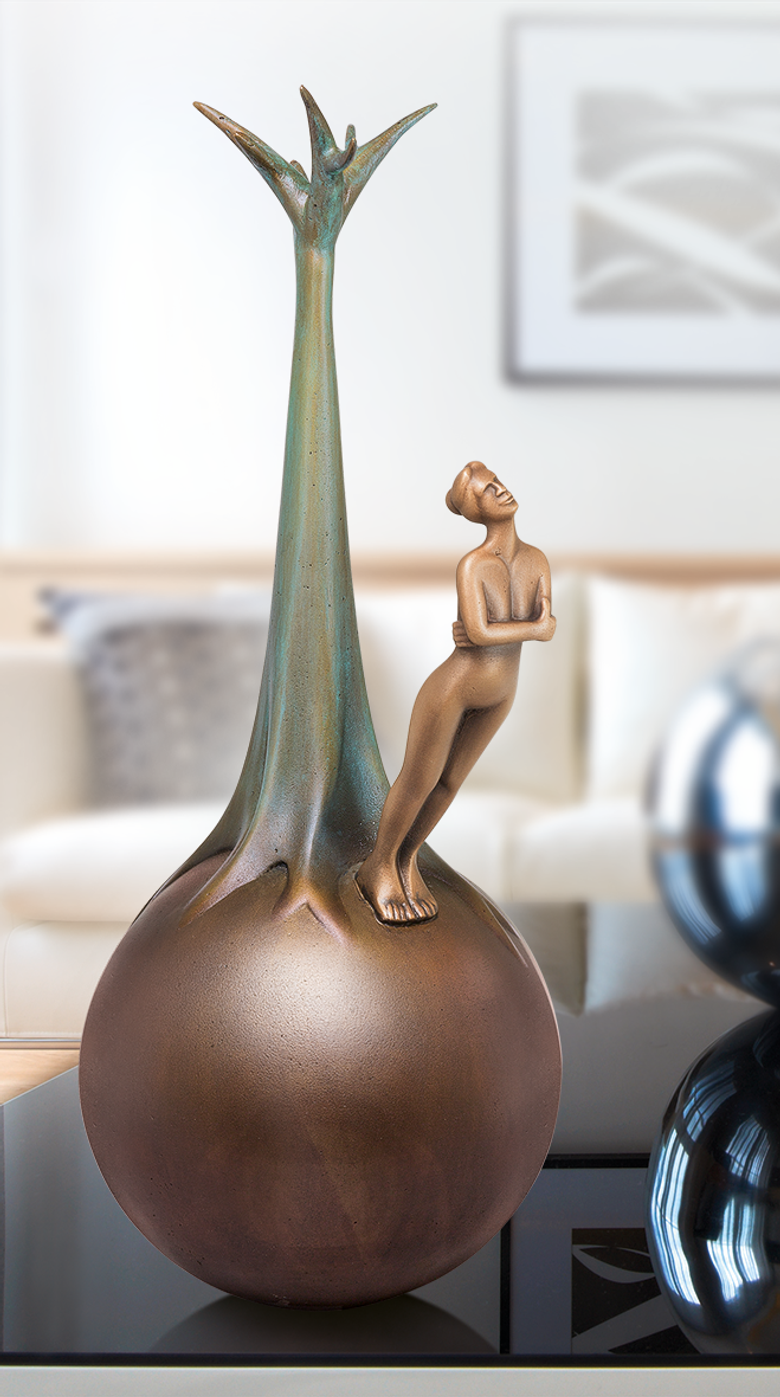 Bronzefigur Bellerophon von Andrea Bucci