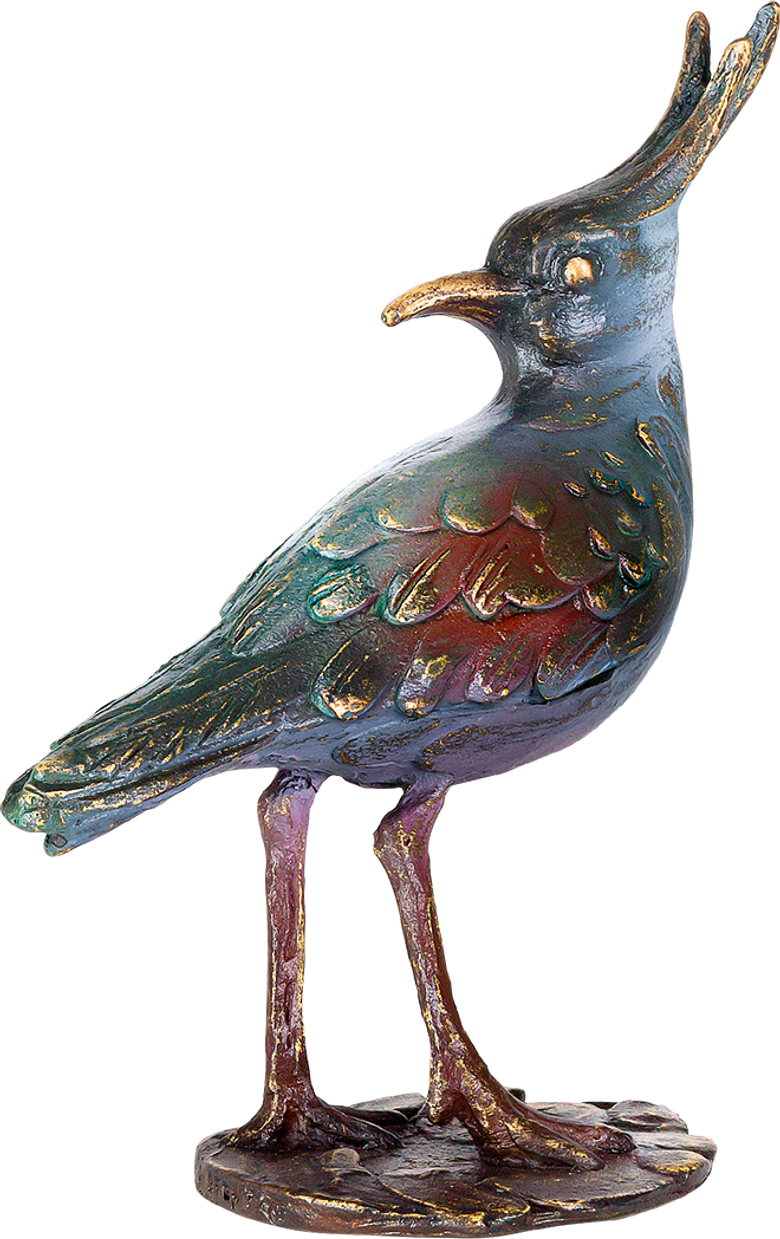 Bronzefigur Kiebitz von Atelier Strassacker