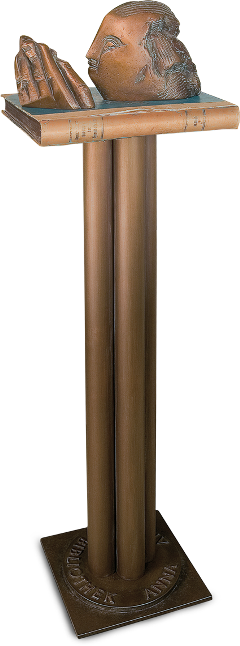 Bronzefigur Die Lesende von Milan Drews