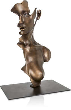 Bronzefigur Fragmented Girl von Jamie Salmon
