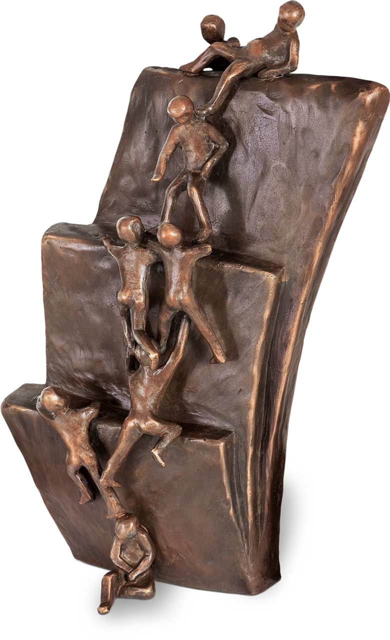 Bronzefigur Reality von Robert Simon