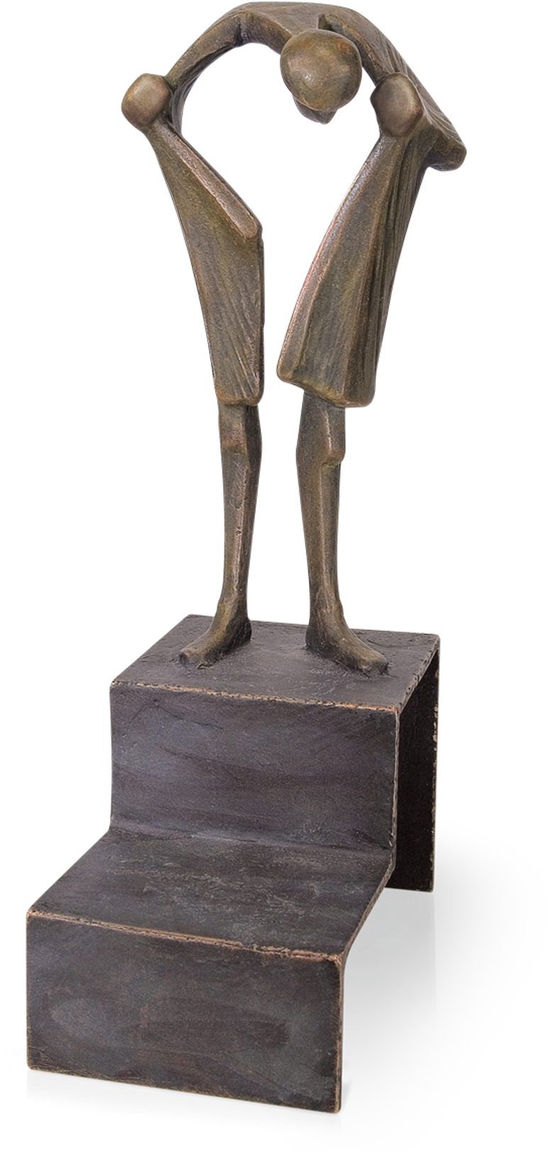 Bronzefigur Sein Herz suchend von Kurtfritz Handel