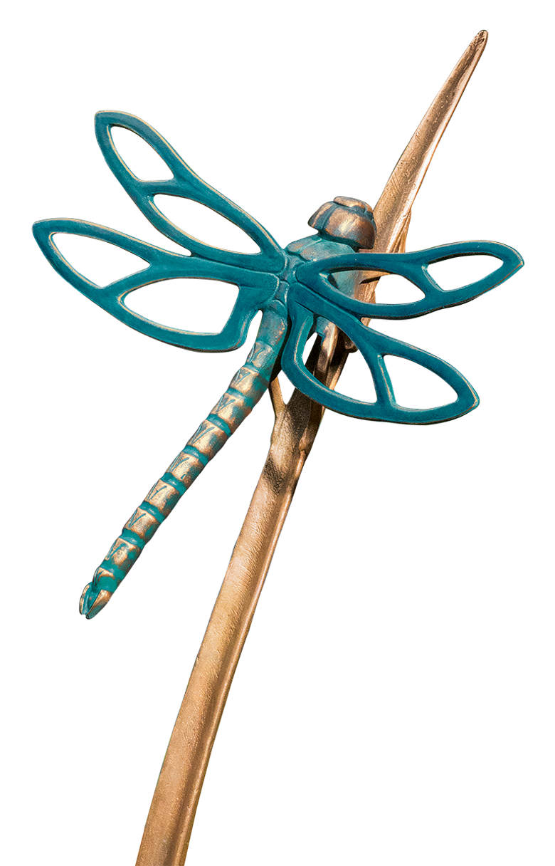 Bronzeskulptur Libelle