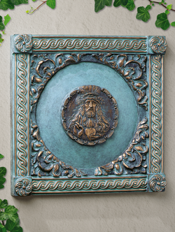 Bronzefigur Herz Jesu von Ernst Fuchs