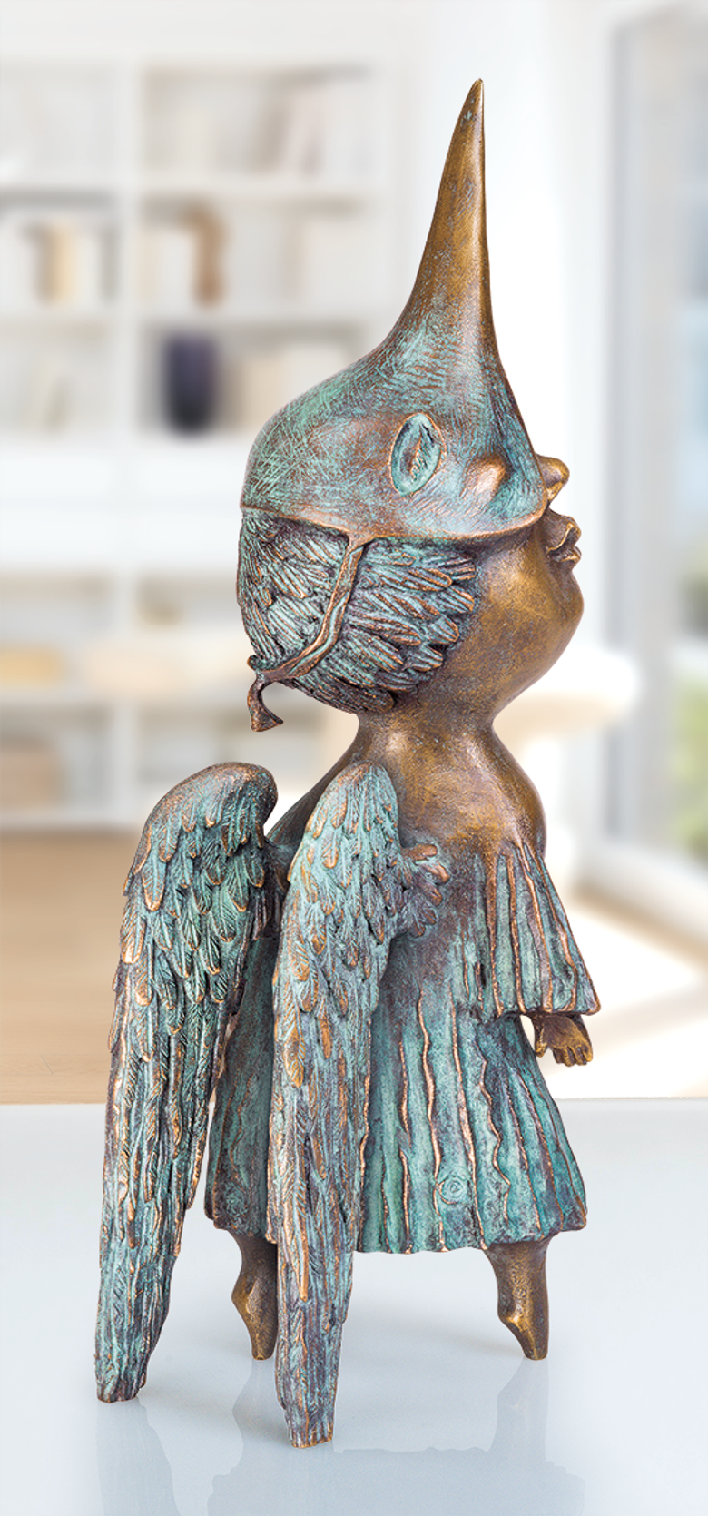 Bronzeskulptur-Himmeltraum