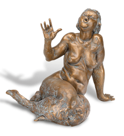 Bronzefigur »Ligeia« von Pawel Andryszewski