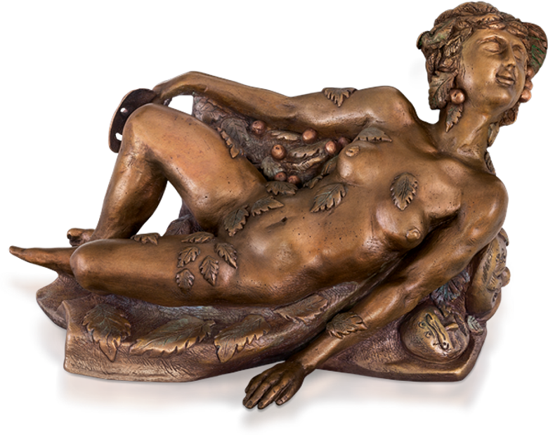 Bronzefigur Maskerade von Kaikaoss