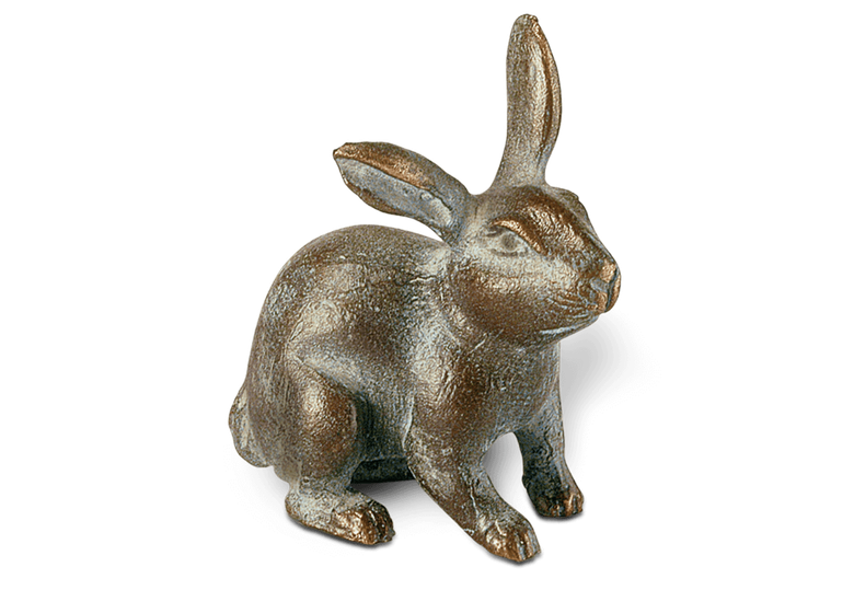 Bronzefigur 4 Hasen als Set von Atelier Strassacker