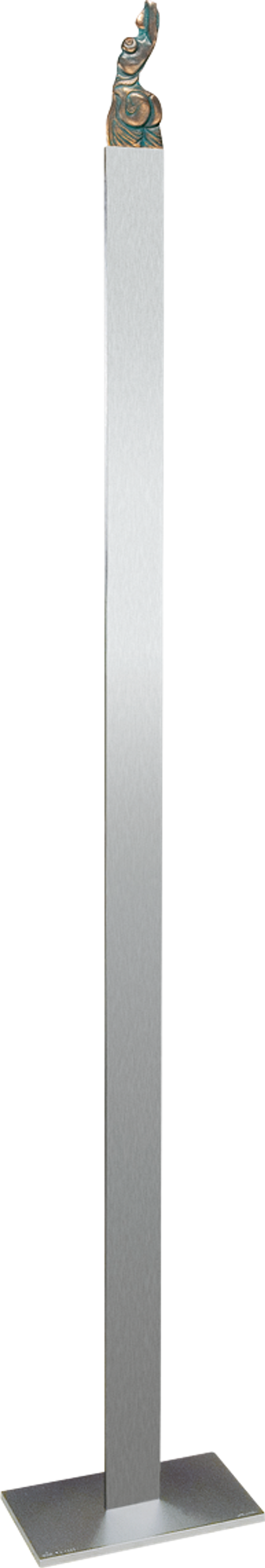 Bronzefigur Venusische Zeichen unter der Haut, Standvariante von Ernst Fuchs