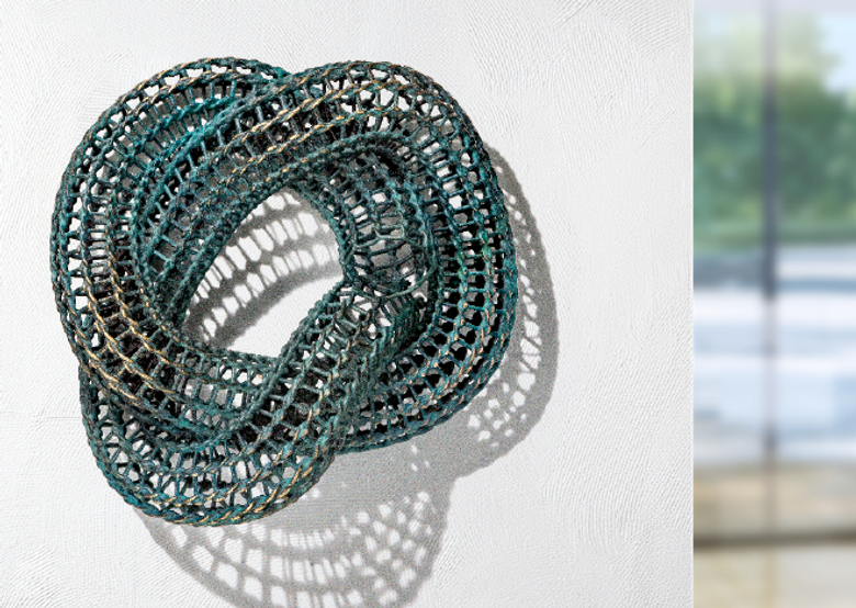 Bronzefigur «Knoten» von Ines Fiegert