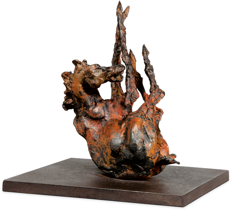 Bronzefigur Sturz des Siegers von Vitali Safronov