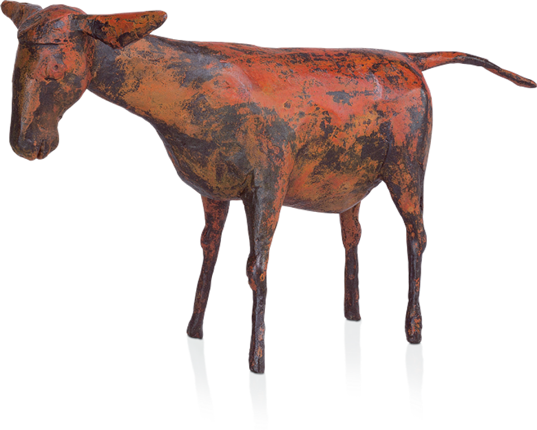 Bronzefigur Esel von Hermann Schwahn