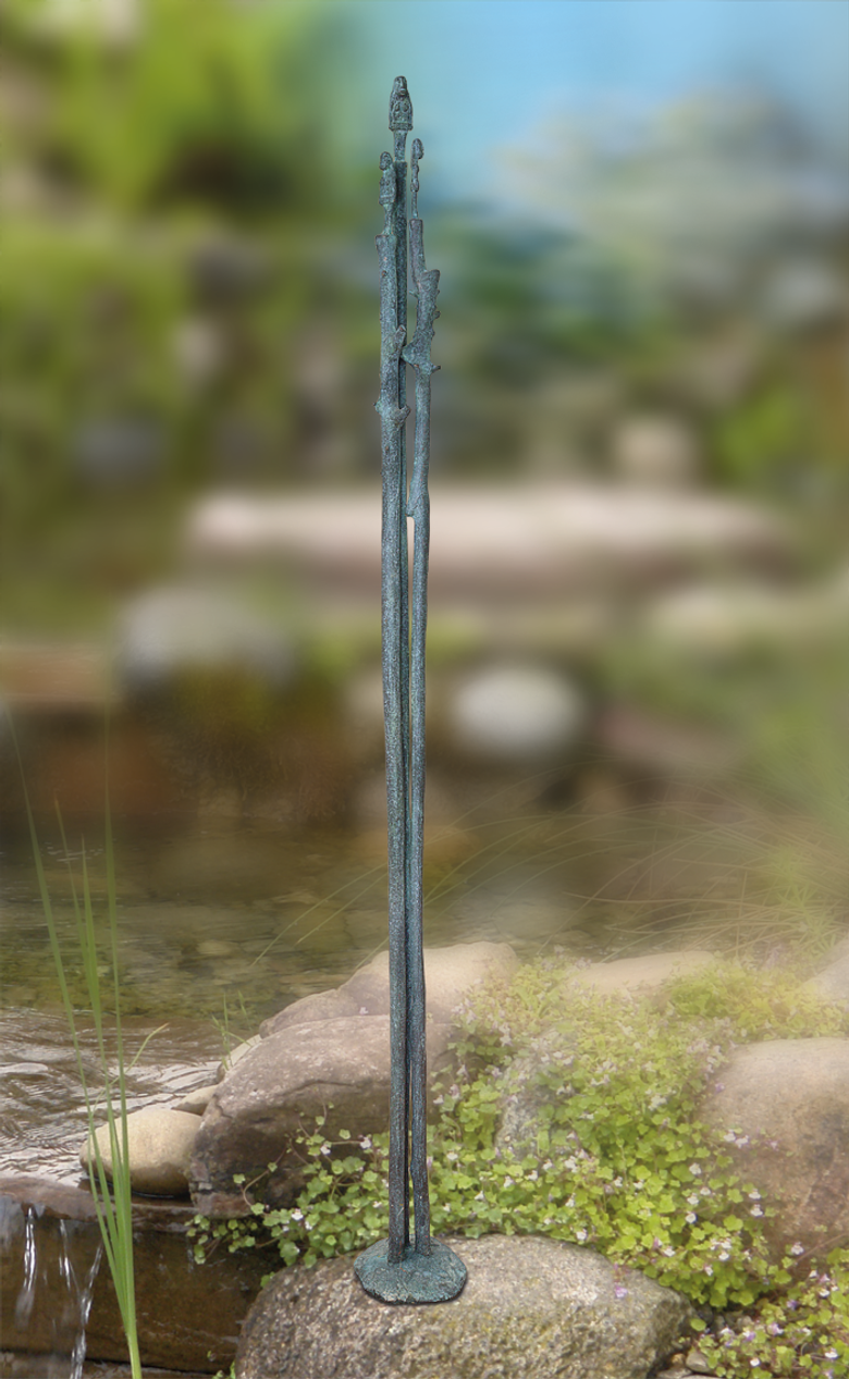 Bronzefigur Garten von Miguel Sanoja