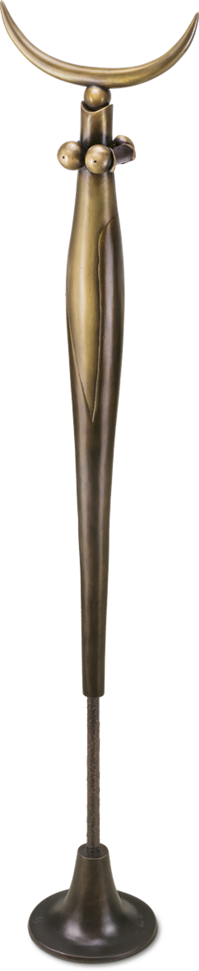 Bronzefigur Große Mondsichelstele von Paul Wunderlich