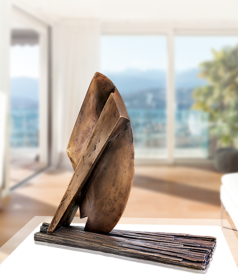 Bronzefigur Aufbruch von Kay Winkler